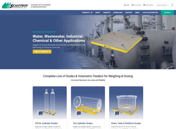 scaletron homepage